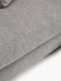 Bouclé-Wohnlandschaft Tribeca, Bezug: Bouclé (93 % Polyester, 6, Gestell: Buchenholz, Kiefernholz, , Bouclé Grau, B 356 x T 192 cm, Eckteil links