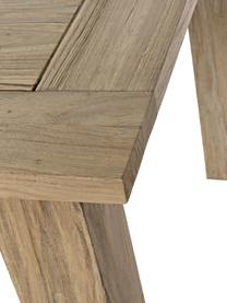 Uitschuifbare tuintafel Montevideo van gerecycled teakhout, 200 - 260 x D 100 cm, Tafelblad: Gerecycled teak, FSC®-gec, Poten: massief hout Metalen elem, Lichtbruin, B 200 tot 260 x D 100 cm