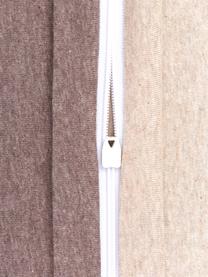 Dwustronna pościel z jerseyu Casual Beauty, Taupe, beżowy, 135 x 200 cm