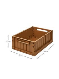 Klappbox Weston, >30% Recyceltes Kunststoff, Hellbraun, B 50 x H 20 cm