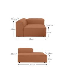 Diván modular Lennon, Tapizado: 100% poliéster Alta resis, Estructura: madera contrachapada de p, Patas: plástico, Tejido turrón, An 269 x F 119 cm, respaldo derecho