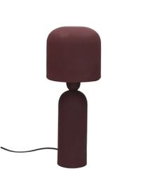 Designová stolní lampa Bul, Vínově červená