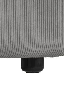 Cord-Sofa Melva (3-Sitzer), Bezug: Cord (92% Polyester, 8% P, Gestell: Massives Kiefernholz, FSC, Cord Grau, B 238 x T 101 cm
