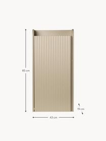 Scaffale da parete in legno Sill, Pannello di fibra a media densità (MDF) laccato

Questo prodotto è realizzato con legno di provenienza sostenibile e certificato FSC®., Legno beige chiaro opaco, Larg. 43 x Alt. 85 cm