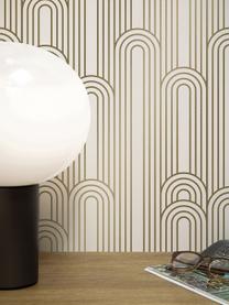 Behang Lines in goudkleur, Vlies, Beige, goudkleurig, B 100 cm x H 280 cm