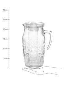 Karaf Freezy met ijsinzet en reliëf 1,8 L, Transparant, H 24 cm, 1.8 L