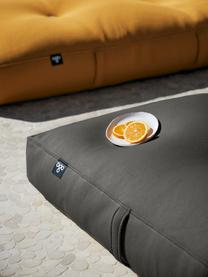 Outdoor-Liegesack Bali, handgefertigt, Bezug: 70 % PAN + 30 % PES, wass, Dunkelgrau, B 80 x L 180 cm