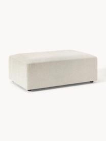 Pouf XL Melva, larg 116 x prof. 72 cm, Tissu beige clair, larg. 116 x prof. 72 cm