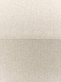 Pouf XL Melva, Tissu beige clair, larg. 116 x prof. 72 cm