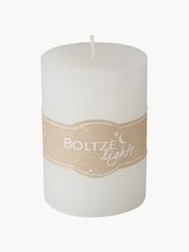 Set de velas pilar Basic, 2 uds., 10 cm, Cera, Blanco, blanco crema, Ø 7 x Al 10 cm