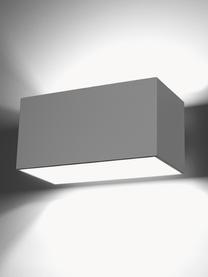 Wandleuchte Geo Maxi, Lampenschirm: Aluminium, Weiß, B 20 x H 10 cm