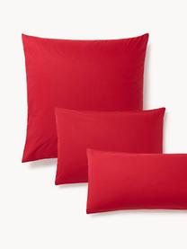 Funda de almohada de percal Elsie, Rojo, An 45 x L 110 cm