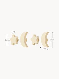 Wandhaken Sky aus Buchenholz, 4er-Set, Buchenholz, lackiert

Dieses Produkt wird aus nachhaltig gewonnenem, FSC®-zertifiziertem Holz gefertigt., Cremeweiß, Set mit verschiedenen Größen