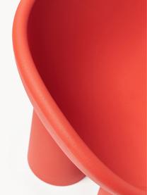 Fauteuil lounge en plastique Roly Poly, Plastique, Rouge corail, larg. 84 x prof. 57 cm