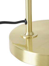 Schreibtischlampe Cassandra, Lampenschirm: Metall, vermessingt, Lampenfuß: Metall, vermessingt, Goldfarben, glänzend, T 47 x H 55 cm