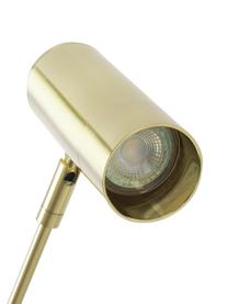 Schreibtischlampe Cassandra, Lampenschirm: Metall, vermessingt, Lampenfuß: Metall, vermessingt, Goldfarben, glänzend, T 47 x H 55 cm