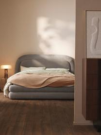 Čalúnená posteľ Solomon, Svetlosivá, Š 140 x D 200 cm