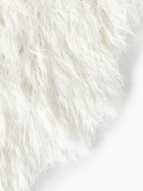 Fourrure synthétique frisée Morten, Blanc cassé, larg. 60 x long. 90 cm