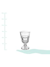 Wijnglazen Floyd met gespiegeld reliëf, 6-delig, Glas, Transparant, Ø 9 x H 14 cm