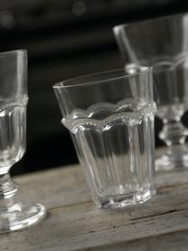 Wijnglazen Floyd met gespiegeld reliëf, 6-delig, Glas, Transparant, Ø 9 x H 14 cm