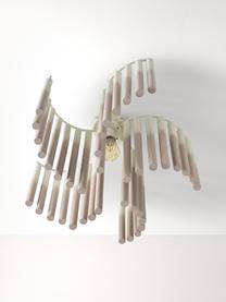 Plafonnier design Coralie, Blanc, beige, Ø 12 x haut. 45 cm