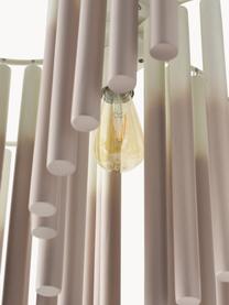 Plafonnier design Coralie, Blanc, beige, Ø 12 x haut. 45 cm