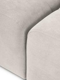 Modulares Sofa Lena (3-Sitzer), Bezug: Webstoff (88% Polyester, , Gestell: Kiefernholz, Schichtholz,, Füße: Kunststoff, Webstoff Off White, B 209 x T 106 cm