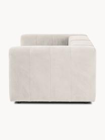 Modulares Sofa Lena (3-Sitzer), Bezug: Webstoff (88% Polyester, , Gestell: Kiefernholz, Schichtholz,, Füße: Kunststoff, Webstoff Cremeweiß, B 209 x T 106 cm