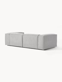 Modulares Sofa Lennon (3-Sitzer), Bezug: 100 % Polyester Der strap, Gestell: Massives Kiefernholz, Spe, Füße: Kunststoff Dieses Produkt, Webstoff Grau, B 238 x T 119 cm