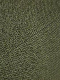 Modulaire hoekbank Sofia in groen, Bekleding: 100% polypropyleen, Frame: massief grenenhout, spaan, Poten: kunststof, Geweven stof groen, B 278 x D 174 cm, hoekdeel links