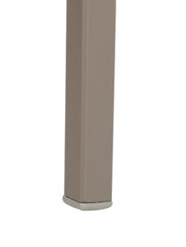 Sillón para exterior Sunderland, Estructura: acero galvanizado con pin, Tapizado: poliacrílico, Gris pardo, crema, An 74 x F 61 cm