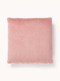 Cojín sofá de pana Melva, Funda: pana (100% poliéster), Pana rosa palo, An 50 x L 50 cm