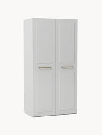 Armoire modulaire à portes battantes Charlotte, larg. 100 cm, plusieurs variantes, Gris, Basic Interior, larg. 100 x haut. 200 cm