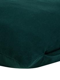 Flanell-Kissenbezüge Erica in Dunkelgrün, 2 Stück, Webart: Flanell Flanell ist ein s, Waldgrün, B 40 x L 80 cm