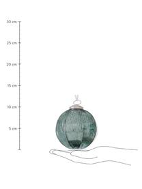 Boule de Noël Fosalari, 4 élém., Tons verts, Ø 10 x haut. 10 cm