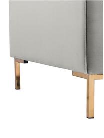 Zamatová pohovka Luna (3-miestna), Zamatová sivá, Š 230 x H 95 cm