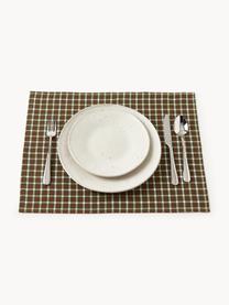 Baumwoll-Tischsets Ulla, 2er-Set, 100 % Baumwolle

Das in diesem Produkt verwendete Material ist schadstoffgeprüft und zertifiziert nach STANDARD 100 by OEKO-TEX®, 4854CIT, CITEVE., Dunkelgrün, B 40 x L 50 cm