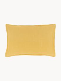 Poszewka na poduszkę z lnu Lanya, 100% len
Len z natury jest gęsty i ma charakterystyczne zagniecenia
Wysoka wytrzymałość lnu na rozdarcia sprawia, że tkanina jest trwała i odporna na ścieranie, Żółty, S 30 x D 50 cm