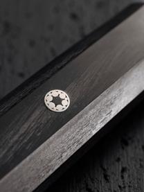 Nóż Kudamono Miyabi, Odcienie srebrnego, ciemne drewno naturalne, D 22 cm