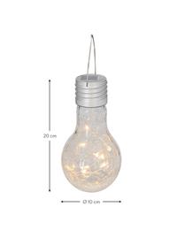 Ampoule solaire LED mobile Martin, 3 pièces, Abat-jour : transparent Douille : nickel, Ø 10 x haut. 20 cm