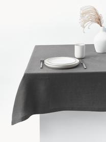 Nappe en lin Ruta, Gris foncé, 6-8 personnes (long. 250 x larg. 130 cm)