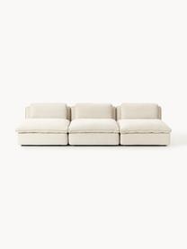 Modulares XL-Sofa Felix (3-Sitzer), Bezug: 100 % Polyester Der strap, Gestell: Massives Kiefern- und Fic, Webstoff Hellbeige, B 300 x T 140 cm