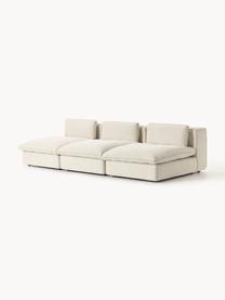 Modulares XL-Sofa Felix (3-Sitzer), Bezug: 100 % Polyester Der strap, Gestell: Massives Kiefern- und Fic, Webstoff Hellbeige, B 300 x T 140 cm