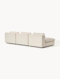 Modulares XL-Sofa Felix (3-Sitzer), Bezug: 100 % Polyester Der strap, Gestell: Massives Kiefern- und Fic, Webstoff Hellbeige, B 300 x T 140 cm