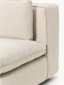 Modulares XL-Sofa Felix (3-Sitzer), Bezug: 100 % Polyester Der strap, Gestell: Massives Kiefern- und Fic, Füße: Kunststoff Dieses Produkt, Webstoff Hellbeige, B 300 x T 140 cm