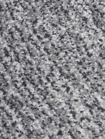 Huňatý okrúhly koberec s vysokým vlasom Marsha, Sivá, biela, Š Ø 120 cm (veľkosť S)