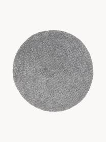 Tapis rond moelleux à poils longs Marsha, Gris, Ø 120 cm (taille S)