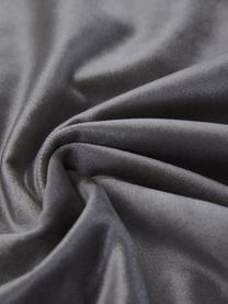 Súprava poťahov na vankúše Simone, 3 diely, 100 % polyesterový zamat, Sivá, tmavosivá, lomená biela, Š 50 x D 50 cm