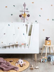 Parure de lit en coton bio Sea, 100 % coton bio, certifié GOTS, Ecru, multicolore, 100 x 140 cm + 1 taie d'oreiller 40 x 60 cm