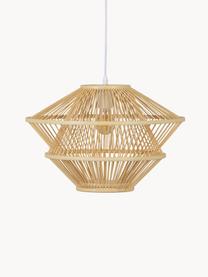 Bambusová závesná lampa Bamboo, Svetlohnedá, Ø 46 x V 31 cm
